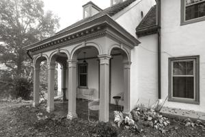 Porch salvaged from Mordington by H. F. duPont and reused on the